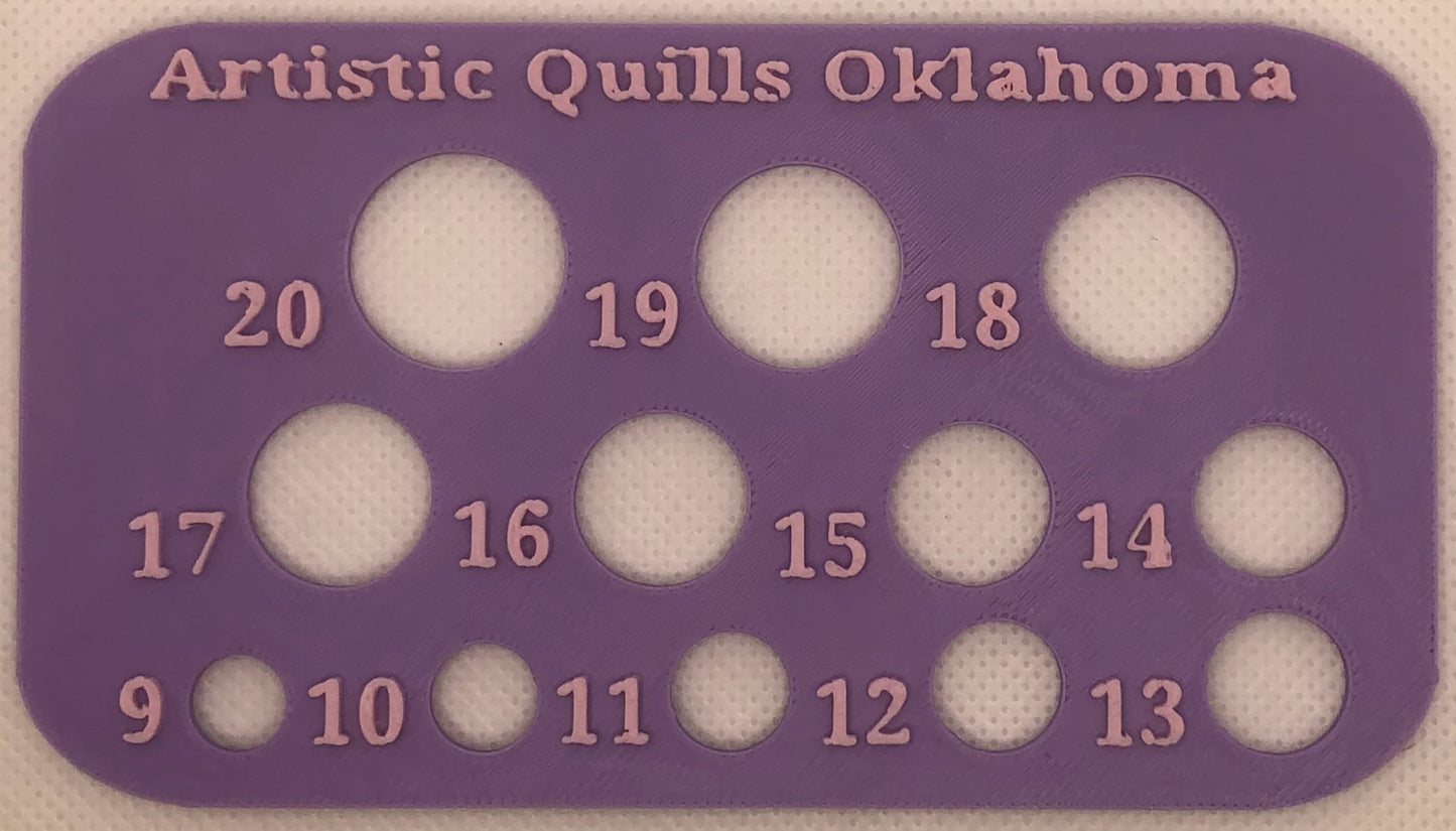 3D Printed Circle Ruler