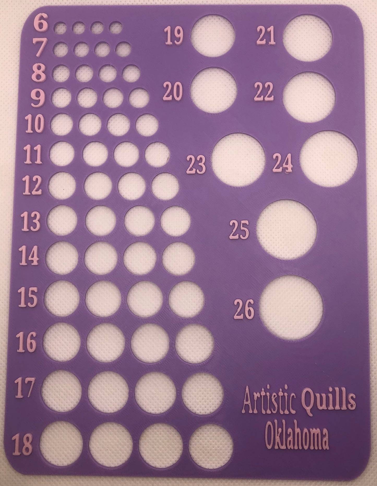 3D Printed Deluxe Circle Ruler
